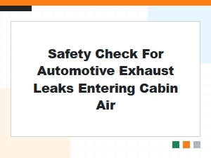 Cabin Air Safety From Steering System Leaks